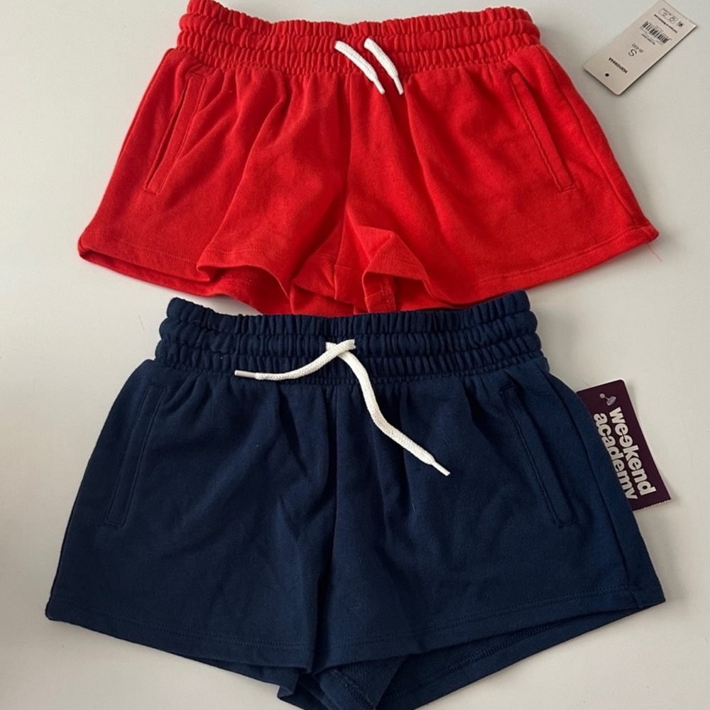 Weekend Academy Girls French Terry Pull-On Shorts Size Small